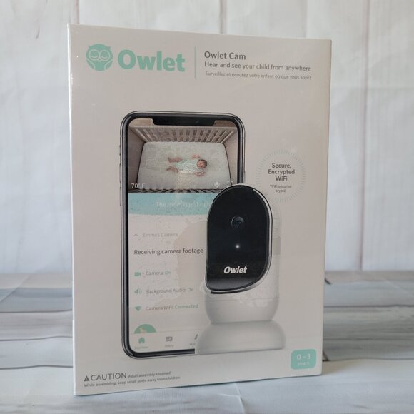Owlet Cam Smart Baby Monitor. Live Stream from Anywhere Secure Encrypted WiFi